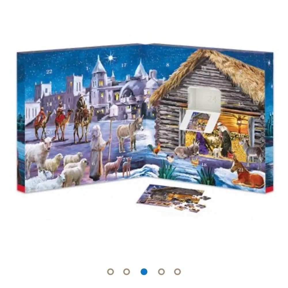 Nativity Advent Calendar: 24 Jigsaw Puzzles new  Christmas gift